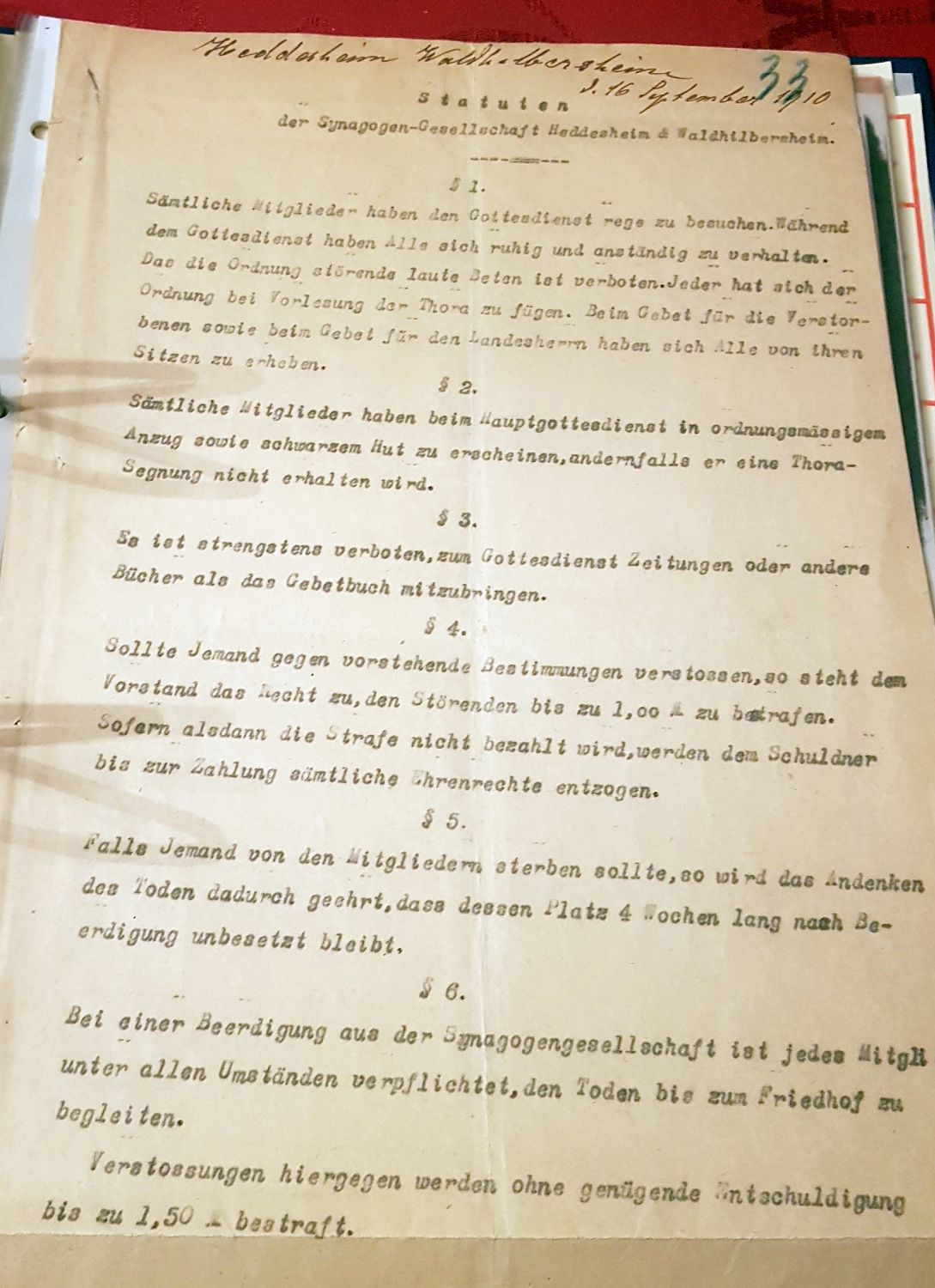 Die Synagoge in Waldhilbersheim (Gemeinde Guldental, Landkreis Bad